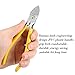 Flush Cut Pliers,KISENG Diagonal Cutter Pliers Wire Cutters Soft Wire Cutting Tool 6 inch