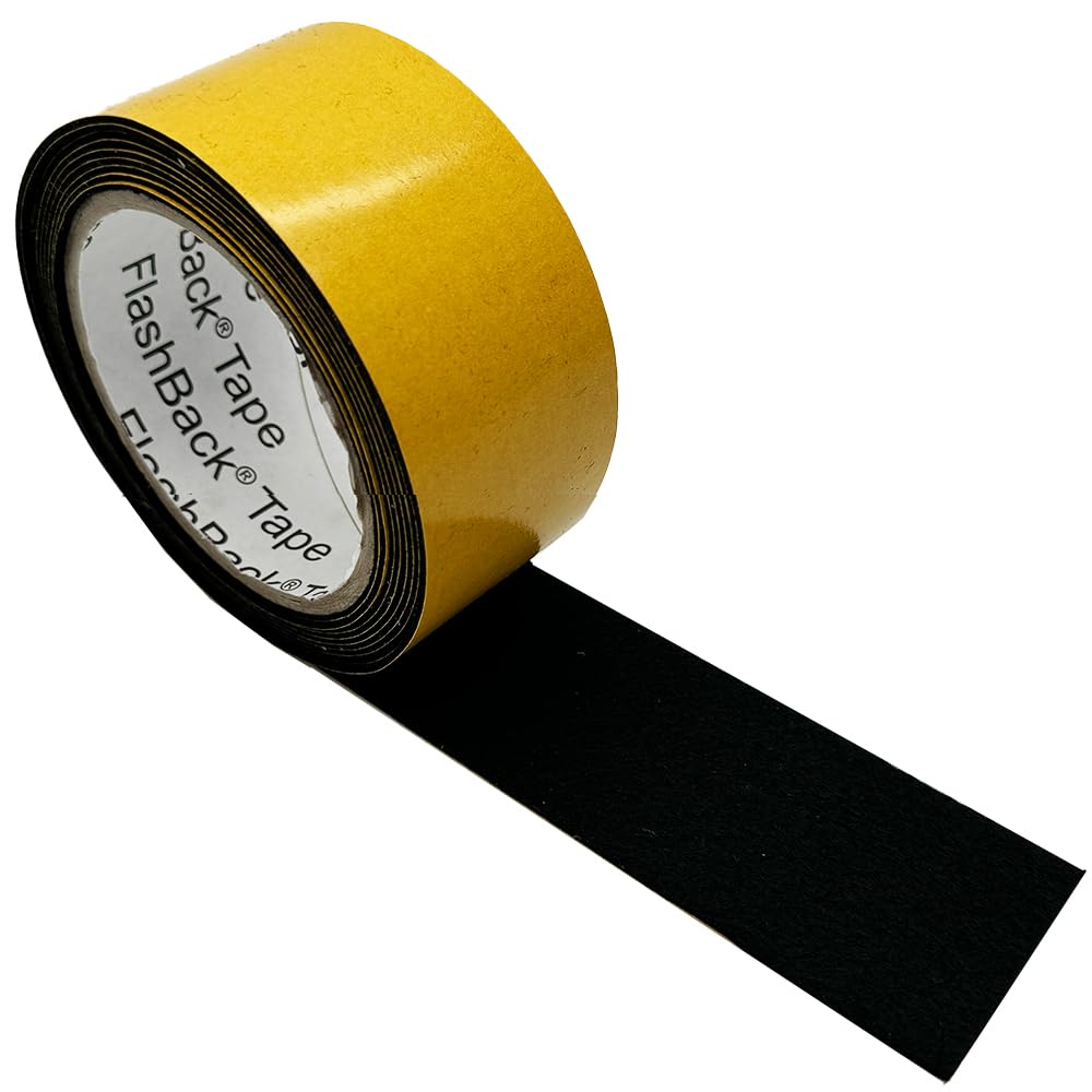 FlashBack Anti Squeak Tape Anti Rattle Tape Black (50mm x 3m)