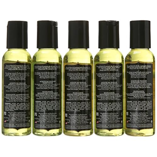 Kama Sutra Massage Oils, (2 Oz) 59 ml Set of Five Health & Household, Wellness & Relaxation, Massage Tools & Equipment, Massage Oils