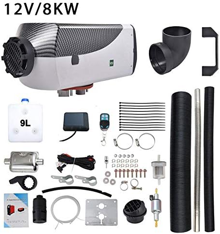 軽油ヒーター Ffヒーター エアパーキングヒーター 低燃費 Hopefull ディーゼル車用 B081h867lw エアヒーター ビューティー リモコン付き 家電 カメラ 船舶 トラック 8kw Lcdスクリーン バン キャンピングカー バス等に大活躍 Outstanding B081h867lw