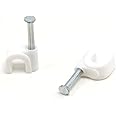 Commercial Electric Coaxial Cable Nail-In Clips, White (20-Pack) DAPCSW-NI-20 - The Home Depot