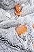CHL CHRISTIES HOME LIVING Top Listing ! Super Luxury Faux Fur Blanket Cozy Fuzzy Waivy Throw, Grey