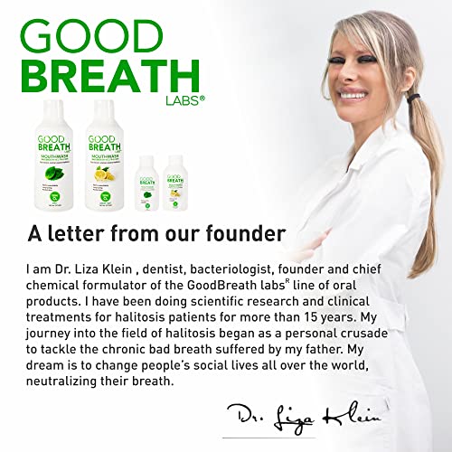 Goodbreath Labs Mouthwash New Ozone Technology Specialized in Chronic