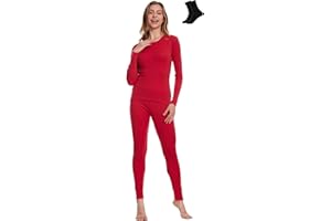 MERINNOVATION Merino Wool Base Layer Set for Women 100% Merino Wool Thermal Underwear Set