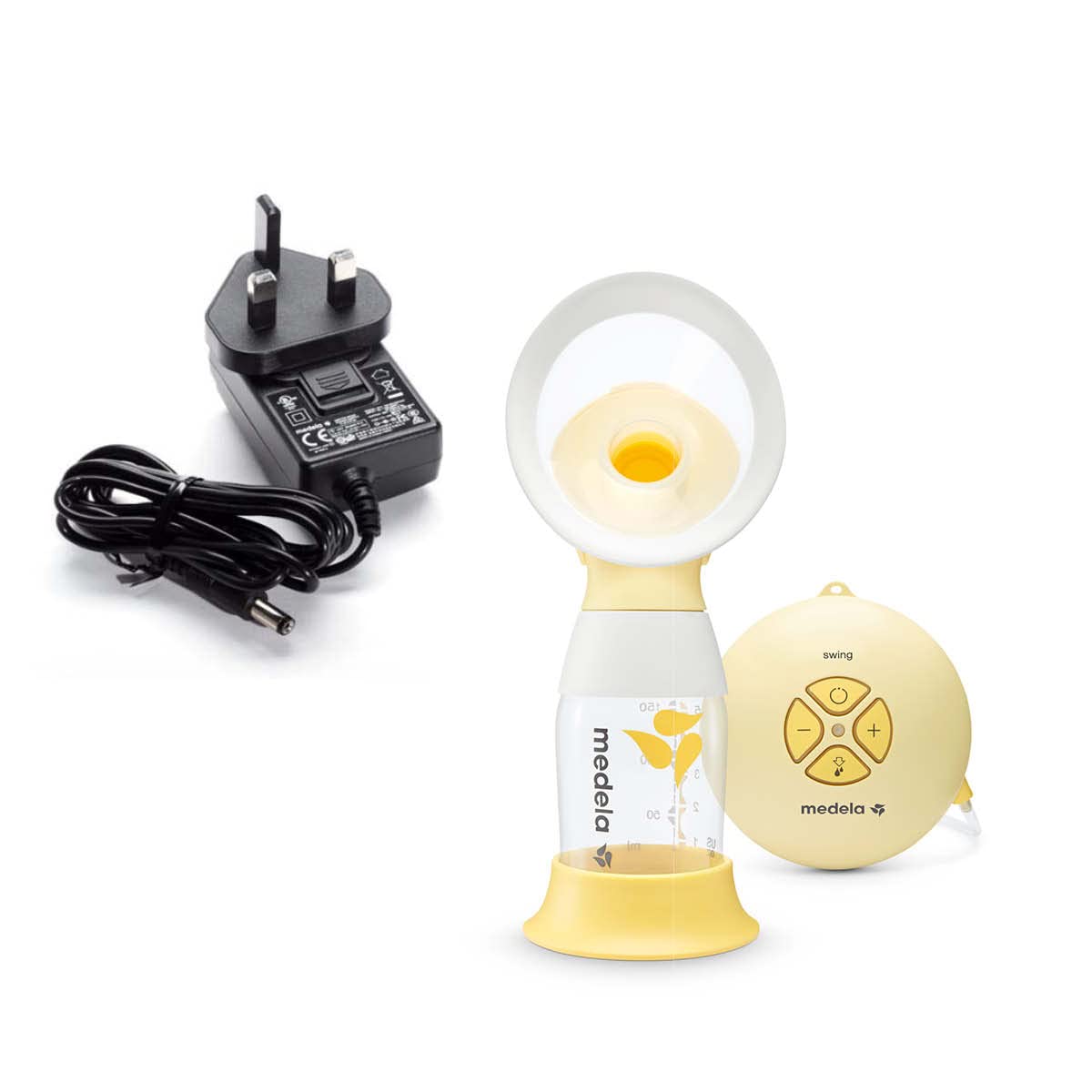 Medela Swing Flex Single Electric Breast Pump - Compact Design, Featuring PersonalFit Flex Shields and Phase 2 Expression Technology