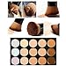 GUAngqi 15 Colors Makeup Concealer Palette Cream Contour Face Neutral Palette Box Beauty