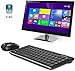 Rii RK700 2.4Ghz Ultra-Slim Wireless Keyboard and Mouse Combo Multimedia Compact Keyboard and Mouse for PC Laptop,Desktop,Raspberry Pi KODI HTPC XBMC MacBook Android TV Box Smart TV,Windows