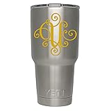 ViaVinyl Monogram die cut decal/sticker. CLICK FOR