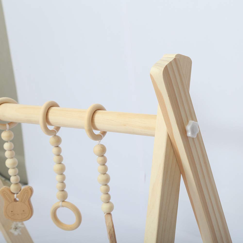 nordic wooden baby gym