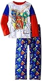 SGI Apparel Little Boys' Lego Ninjago 2 Piece Pajamas, Blue/Red, 6/7