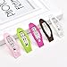Frcolor 20pcs 2 Inch Grosgrain Ribbon Non Slip Hair Clips Wrapped Snap Barrettes for Baby Girls Toddlers Kids
