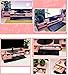 Wood Monitor Stand Riser with Adjustable Storage Organizer Laptop Stand Desk Organizer for Home Study Dorm Office (Pink)thumb 2