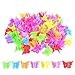 Butterfly Clips for Hair,100 Pack Assorted Color Beautiful Mini Butterfly Hair Clips for Girls and Women By Focut