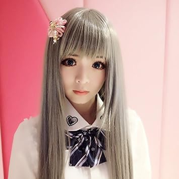 Song Yunya Nanime Wigs Long Smooth Hair Female Cute Beautiful In