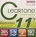 Cleartone 7611 80/20 Bronze Acoustic String Set Custom Light