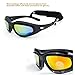 Zabarsii Polarized Sunglasses, Bulletproof CS, Tactical Goggles, Field Motorcycle,Windproof Mirror,Fit for Male or Female Black