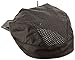 First Manufacturing Solid Perforated Top Leather Skull Cap (Black)