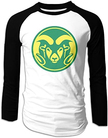 AIJFW Colorado State University Rams Men's Crewneck Raglan Baseball T-Shirt XXL
