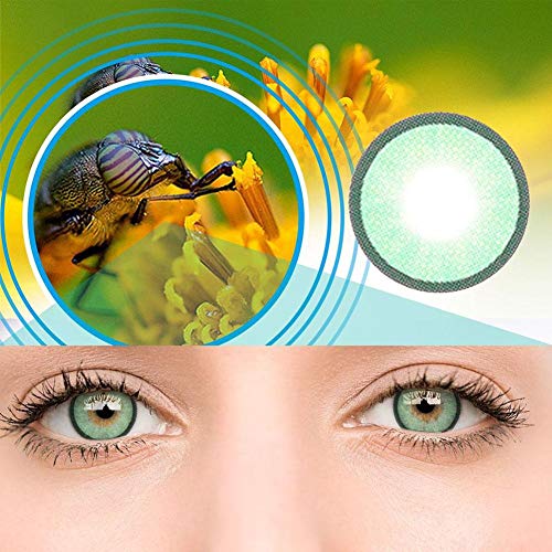 2PCS/SET Contact Lenses Soft Big Eye Coloured Enlarge Cosmetic Supplies Eyes Women Makeup
