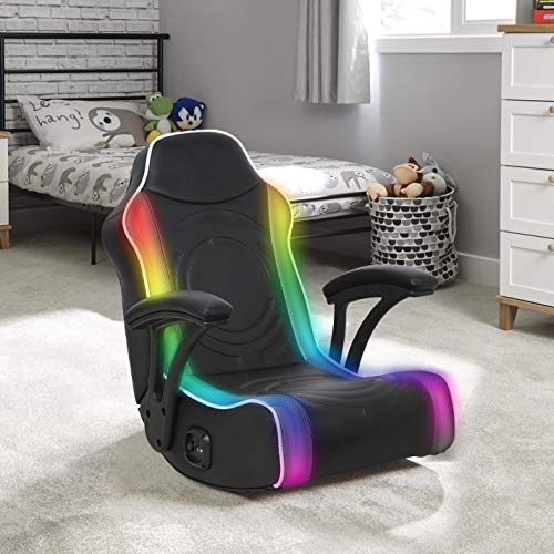 X Rocker I Emerald Floor Rocker Gaming Chair I 2.0 Wired Audio System