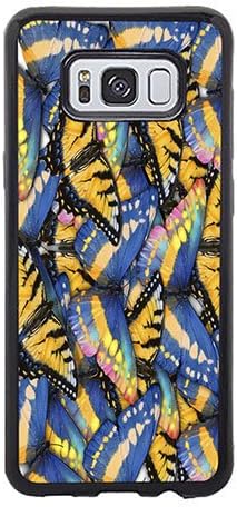 AOFFLY Case for Samsung Galaxy S8 Plus Only - John Rowe - Butterfly Collage - Shock Absorption Protection Phone Cover Case