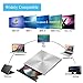 External Blu ray Drive DVD/BD Player Read Portable Blu-ray Drive USB3.0 and Type-C Port, Suitable for Windows XP/7/8/10 MacOS for MacBook PC,Silent Highspeedul