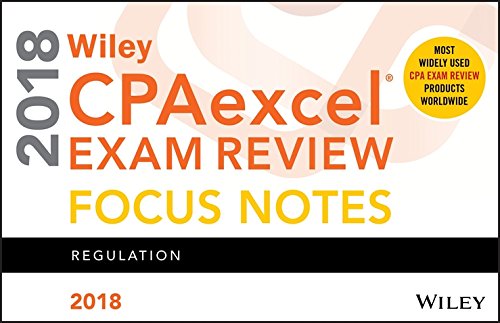 [EBOOK] Wiley CPAexcel Exam Review 2018 Focus Notes: Regulation<br />[P.D.F]