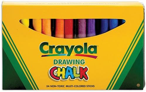 2 x Crayola Drawing Chalk - 24 multi-colored sticks #: 460980