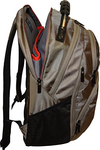 Wenger SwissGear Tandem Backpack With 16" Laptop Pocket -Taupe - Thumbnail 4