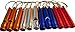 LeBeila Aluminum Emergency Whistle Keychains Bulk Survival Whistles for Kids & Adults, Metal Safety Rescue Signaling Key Chain Mini Tool for Climbing, Camping, Hiking, Outdoors (12PCS)