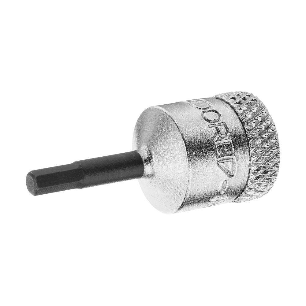 Gedore IN202 1/4 2 x 28 mm 6 Hex Screws Screwdriver Bit Socket - Silver