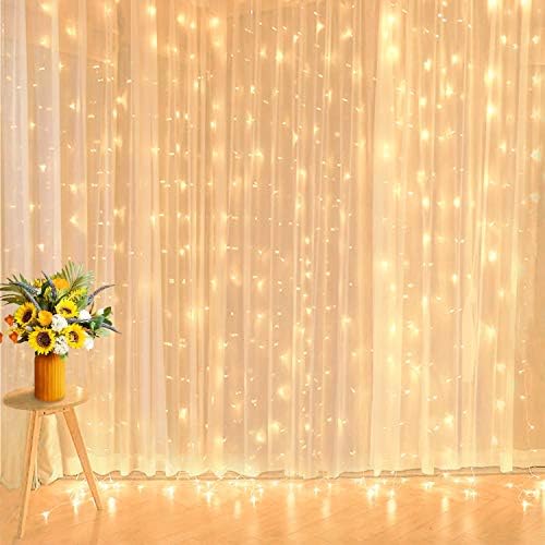 Twinkle Light Star 300 LED Window Curtain String Light Wedding Party Home Garden Bedroom Outdoor
