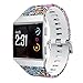 Xiangmi Fitbit Ionic Bands,Soft Silicone Sport Breathable Replacement Accessories Bracelet Strap Band with Ventilation Holes for Fitbit Ionic Smart Fitness Watch Women Men