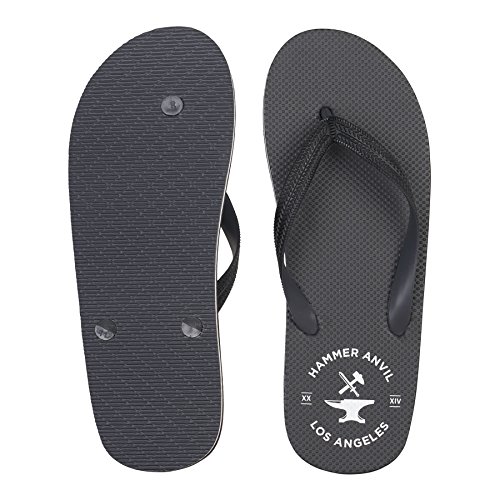 Hammer Anvil Men’s Flip-Flops Summer Sandals Black US 10 - Thumbnail 4