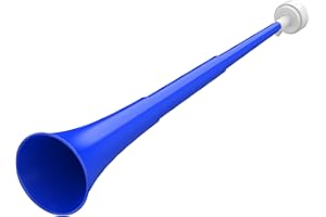 OUFFUN Collapsible Stadium Horn 24 Inch Vuvuzela Plastic Trumpet Horn Blow Horn Noisemakers Loud Sound Soccer Horn Cheer Horn for Sporting Events Graduation Games School Party Supplies Favors Accessories