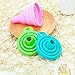 Foldable Funnel, TONSEE Silicone Gel Practical Collapsible Funnel Hopper Kitchen Tool Gadget Color Random (One, random)
