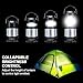 Odoland 4 Pack LED Lantern, 2-in-1 300 Lumen LED Camping Lantern Handheld Flashlights, Camping Gear Equipment for Outdoor Hiking, Camping Supplies, Emergencies, Hurricanes, Outages