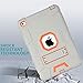 iPad Mini 4 Case,iPad Mini 4 Retina Case,BENTOBEN 3 in 1 Hybrid [Soft&Hard] Heavy Duty Rugged Stand Cover Shockproof Anti-Slip Anti-Scratch Full-Body Protective Case for iPad Mini 4, Grey/Orange