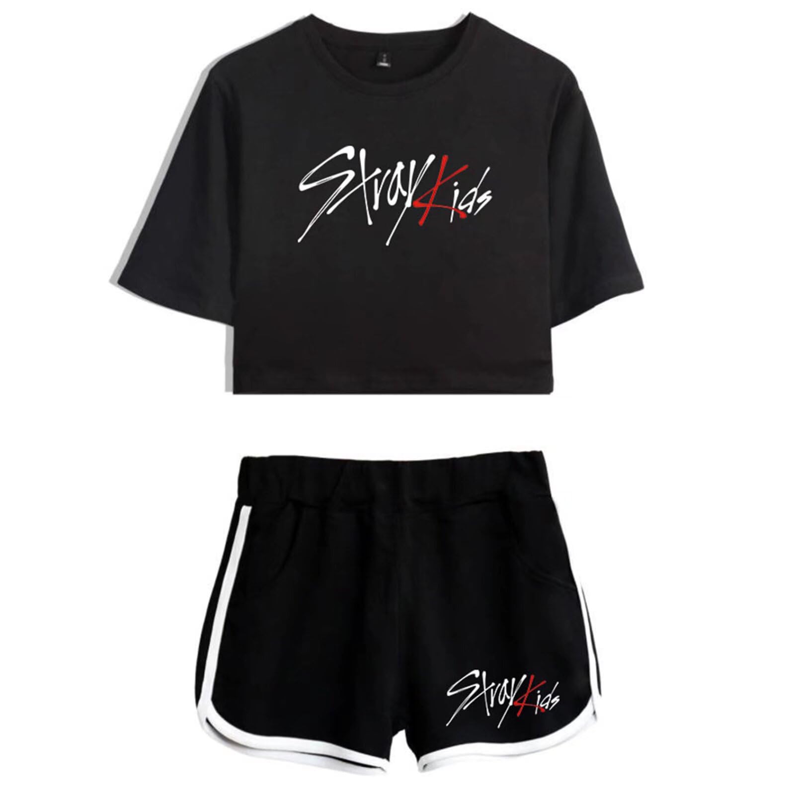 YJYP Kpop Tshirt+Shorts Felix Jisung Hyunjun