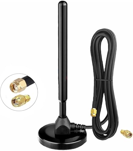 6dBi 868/915MHz LoRa Antenna With 16.4ft Cable - N Male To RP-SMA, For Helium Hotspot, RAK, Bobcat Miners