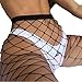 GONKOMA Women Black Fishnet Pantyhose Hosiery Elastic Tights Thigh High Stockings (Free Size, Black-A)