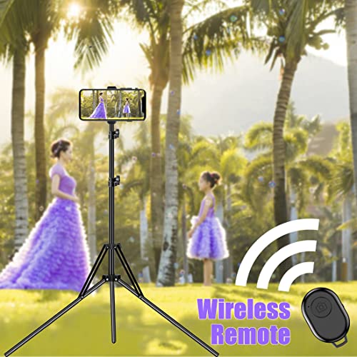 Selfie Stick Tripod, 78 Inch Extendable Ultra Tall Camera Phone Tripod