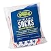 Chalk talk sports Athletic Half Cushioned Crew Socks, Mid Calf, American Lax Socks, Red/White/Blue one size