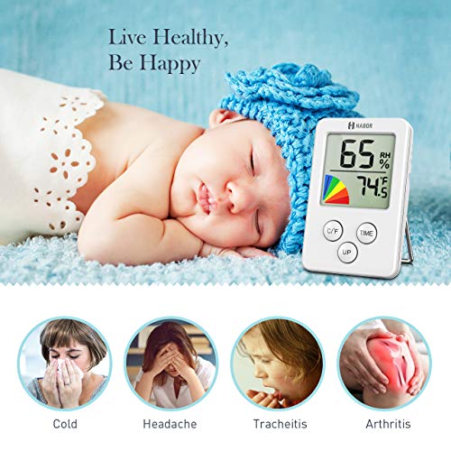 4 Habor+Mini+Thermometer+Hygrometer+Temperature