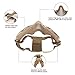 Unigear Airsoft Half Face Masks Steel Mesh Mask with Goggles Set for Hunting, Paintball, Shooting (Tan)