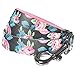 Blueberry Pet 2 Pattern Rose Flower Prints Girly Dog Leash with Soft & Comfortable Handle, 4 ft x 1