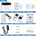 KKmoon Wireless GSM SMS Home Burglar Security Alarm System Detector Sensor Kit Remote Control 433MHz