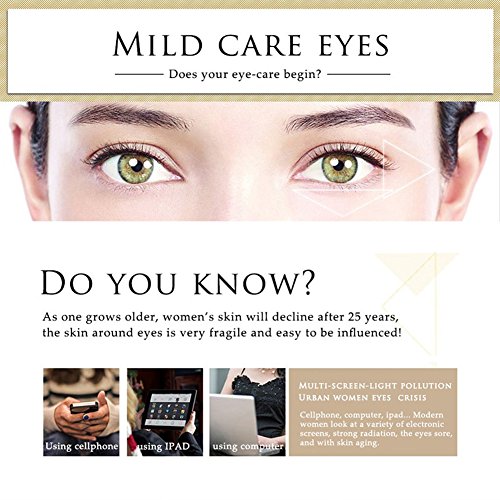 Gold Osmanthus Eye Mask, 80pcs Bottle Women Collagen Gel Anti-Wrinkle Nourishing Moisturizing Eyelid - //coolthings.us