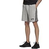 adidas Mens Sportswear Future Icons Three Stripes Short Medium Grey Heather Large