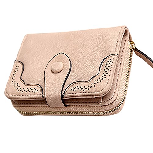 Women Clutch Hollow Lace Short Purse Wallet Card Holder Handbag Bag
